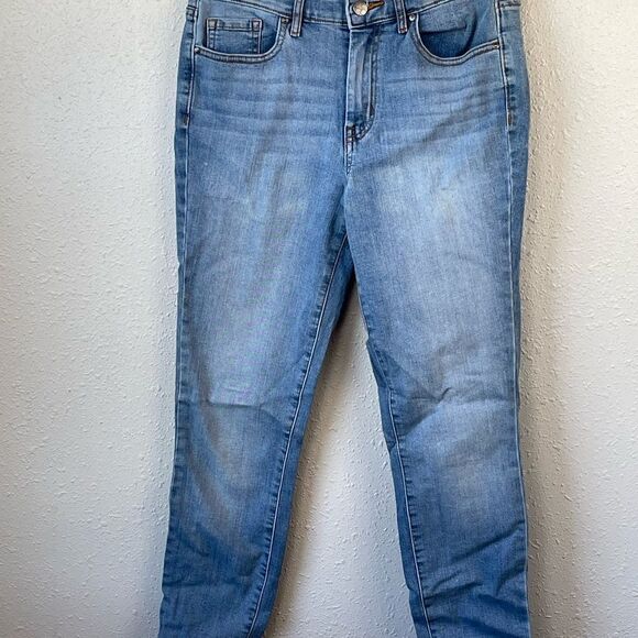 Pre-Owed Jessica Simpson Light Wash High Rise Skinny Ankle Jeans Size 4/27 - Picture 1 of 8